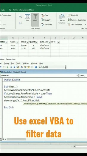 Use Excel VBA to filter data | single selection | Multiple selections