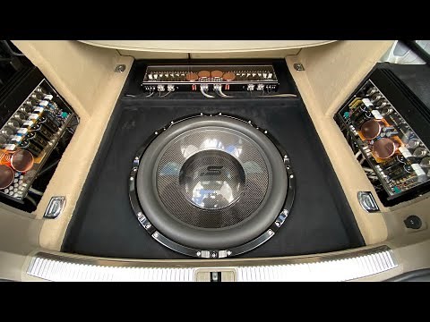 Infinite Baffle Eargasm! Stereo Integrity IB 24" Carbon Fiber Subwoofer