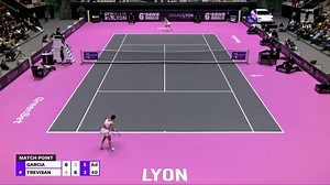 MATCH POINT: C. Garcia def. M. Trevisan; Lyon 2R