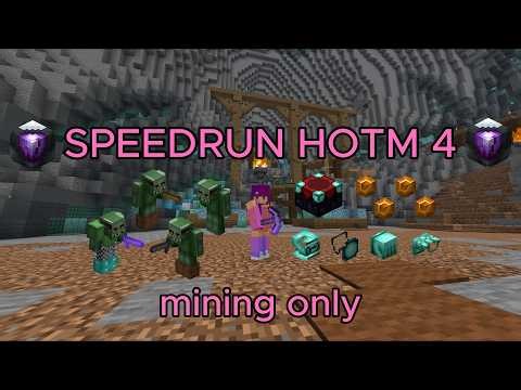 Hypixel Skyblock, but mining ONLY: Speedrun to HOTM4