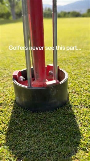 Behind the scenes⛳️ #golf #golfcourse #golfer #satisfying #asmr #golfswing #landscape #diy #fix