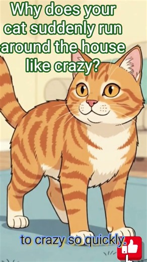 Why does your cat suddenly run around the house like crazy?