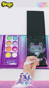 9.5K views · 33 reactions | Carry your art anywhere you go With Nebulous Stars Watercolor-to-Go, New at Bingo Bring out the artist with 16 black painting pages and 8 metallic watercolor paints for endless hours of fun and entertainment️ Visit our stores NOW‍♀️ https://linktr.ee/bingolocations | Bingo | Facebook