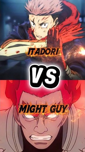 Itadori vs Might Guy 🔥 Ultimate Battle of Legends! Who Wins?