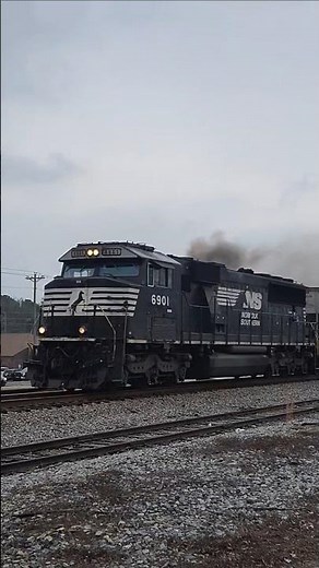 1-23-2026: NS SD60E 6901 Leads Local Train NS G59