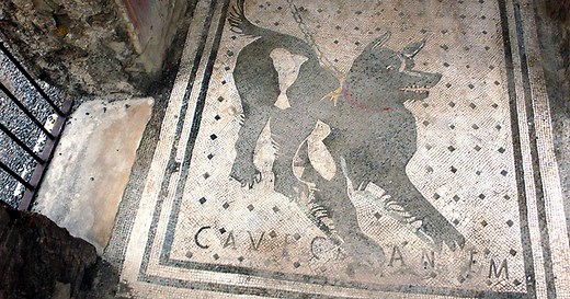 This Ancient ‘Beware of Dog’ Sign From Over 2,000 Years Ago