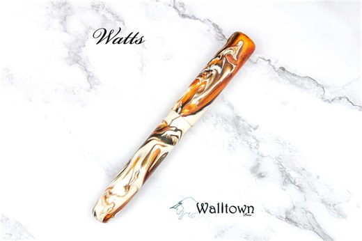 Calico Koi | SATIN | Watts Model | #6 Jowo Nib | Handmade Fountain Pen - Etsy