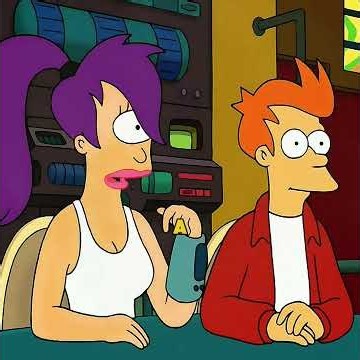 Leela enters a parallel universe#cartoon #futurama