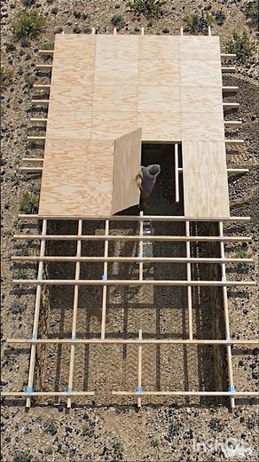 Hidden Underground Bunker Build | Step-by-Step Desert Backyard Timelapse