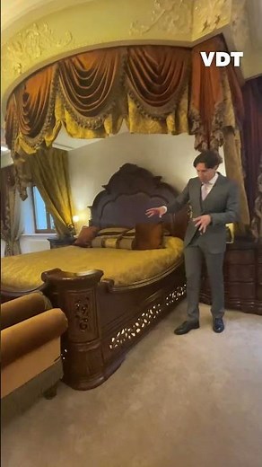 Luxurious master bedroom in classic style