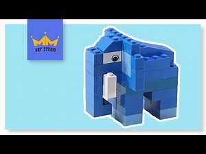 Lego Elephant - Building instructions / How to build