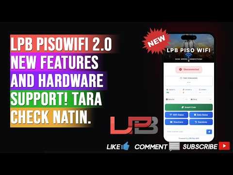 LPB PISOWIFI 2.0 New Features and Hardware Support! Mas pinaganda na PISOWIFI Portal with E-Payment!