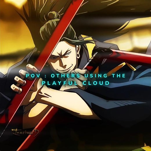 Toji's way of using Playful Cloud | Jujutsu Kaisen | LUZ ROJA (Vip Mix -;Ultra Slowed) #jjk