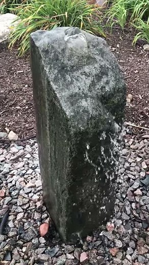 Custom Drilled Basalt Column
