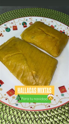 cocinaymacrame on Instagram: "Hallacas mixtas para tu navidad 🎄 #cenanavideña #tamales #nutrition #hallacas"