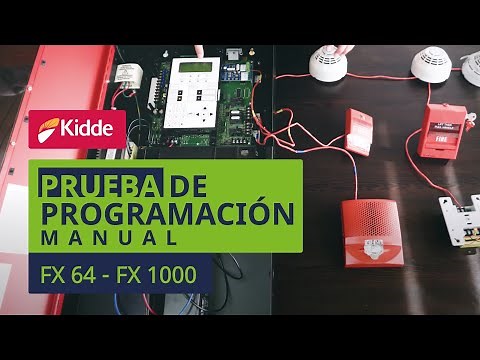 Prueba programación manual | Kidde FX 64 - FX 1000