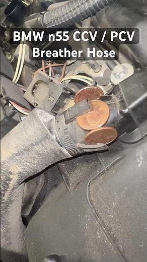 How to remove bmw n55 CCV / PCV Breather Hose. They are so easy to break be careful.
