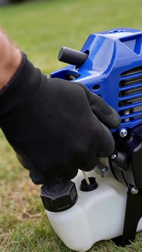 Garvee 3-in-1 Gas Powered String Trimmer/Brush Cutter/Lawn Edger, 43cc 2-Cycle Weed Wacker, 17 in Cutting Swath, Grass Head 2 Blades, Anti-Vibration Handle, Shoulder Strap #electrictrimmer #lawntrimmer #vevorlawnsweeper #waterprooftrimmer #cordlesshedgetrimmer #lawncaretools #machinerytools #3in1cordlesslawnmower #lawnmover #outdoorpowertools