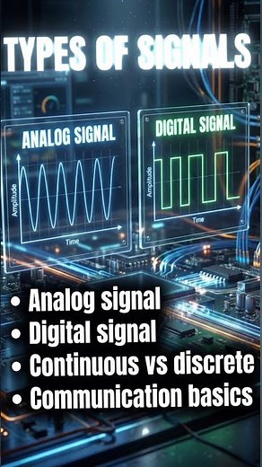 Types of Signals in Communication System#education #facts #learning #signals #communicationsystems