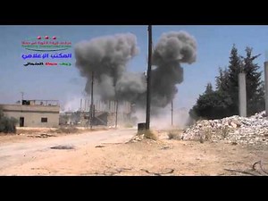 ريف حماة أرزة غارة للطيران الحربي تستهدف القرية بعد تحريرها 17 8 2014