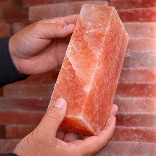 Himalayan Salt Block 8”×4”×2” | Natural Pink Salt for Cooking, Grilling, Sauna & Wellness Rooms - Etsy