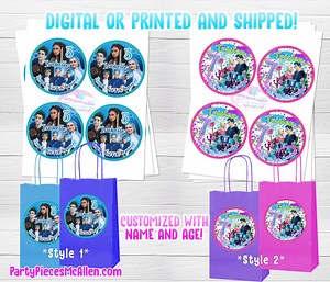 Zombies 3 Round Labels, Zombies 3 Party Supplies, Zombies 3 Digital File, Zombies Party - Etsy Canada