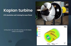 Kaplan turbine CFD Simulation, ANSYS Fluent Training - MR CFD