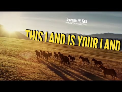 Bruce Springsteen - This Land is Your Land 1980 (Subtitulada Español) HD Lyrics