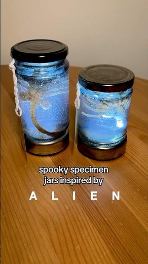 DIY Alien Facehugger Specimen Jars👽