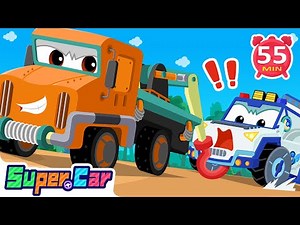 Who Stole the Super Cars? Go Get Him!🚓 | Police Car & More | Fun Kids Cartoons & Catchy Car Songs