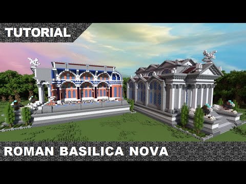 Minecraft Roman Basilica Nova Tutorial & Download part 3