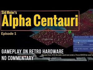 Sid Meier's Alpha Centauri [Ep.1] - Retro PC Gameplay [No Commentary]