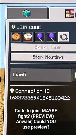 Code to join _________ ON MINECRAFT EDUCATION PREVIEW