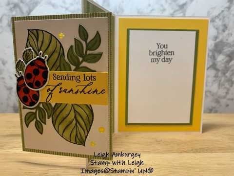 Springtime Scenes Creative Fold Video - Stamp with Leigh