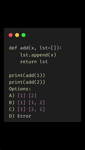 Python Default Argument Trap Explained