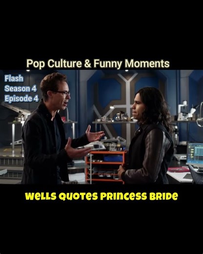 A Princess Bride Moment in Central City 👸 #TheFlashCW #popculturereferences #funnymoments