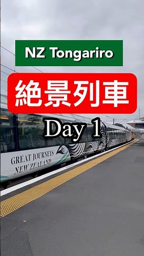 ニュージーランド北島旅行 Day1 ノーザンエクスプローラー #NZ #列車 #景色 #一人旅