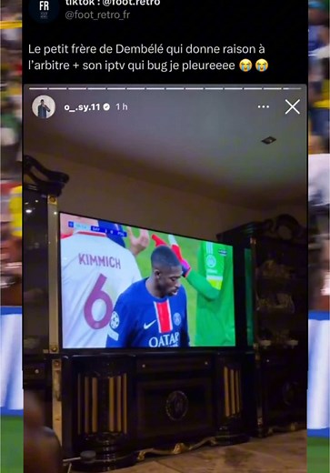 Humour sur Dembélé et le PSG : un petit frère désastreux