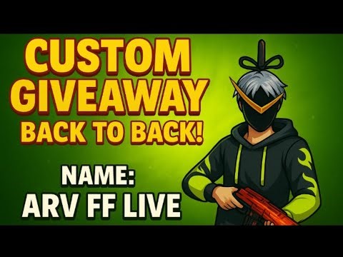 CUSTOM GIVEAWAY REEDAM CODE GIVEAWAY TEAM CODE GIVEAWAY FREE FIRE LIVE GIVEAWAY FF LIVE GIVEAWAY