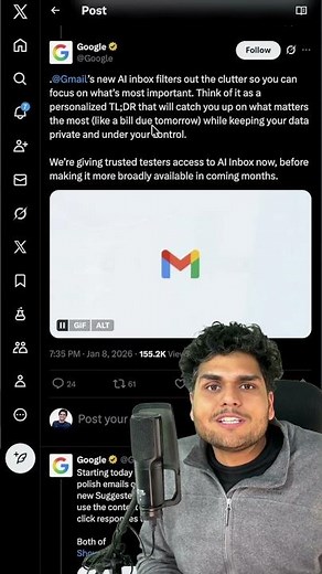 AI inbox is now launched inside Gmail 🔥