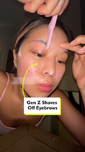 Having no eyebrows is the new trend for Gen Z 😍 | Four Nine Looks
