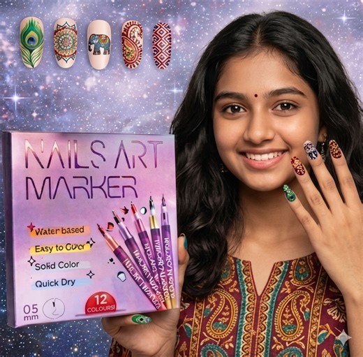 💅 DIY Nail Art Marker Pen Set