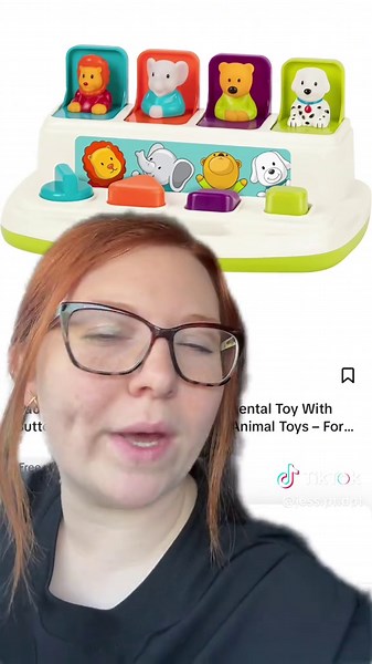 Check out why pop-up toys are one of my favorites to use for pediatric PT for ages 6months-3 years! #toyrecommendations #pediatric #physicaltherapy #grossmotordevelopment #babymilestones #toddlertoy #babytoy #momtips ##creatorsearchinsights##greenscreen