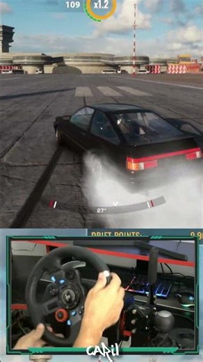 #dia01 | part_03 - Toyota Corolla - Aprendendo Drift - CarX Drift Racing | Logitech G29 #shorts