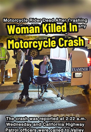A woman was killed after crashing her motorcycle in the Windsor Hills neighborhood. The accident occurred 2:22am Wednesday morning near the intersection of Stocker Street and Valley Ridge Dr. Family at the scene says that the woman had just bought her motorcycle. Firefighters arrived at the scene and pronounced the woman deceased. CHP officers are investigating the crash to determine if alcohol, drugs or speed were factors in the crash. The medical Examiner also allowed all of the deceased's fam