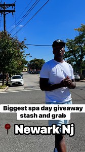 Biggest spa day giveaway stash and grab #newarknj #newark #explore | Najee Jihad