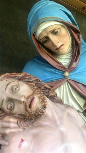 Tried to make this Pieta restoration beautifully realistic