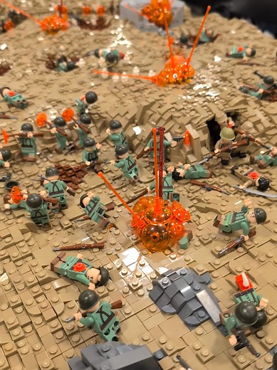 LEGO WWII Hacksaw Ridge: A Creative Build