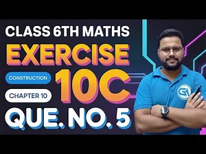 Class 6 RS Aggarwal Ex 10C Q5 | Construction of Rectangle with Side & Diagonal at 30°