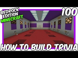 How To Build A Trivia Mini Game In Minecraft Bedrock Edition | #Minecraft #1man1game